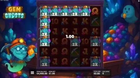 Gem Ghosts slot screenshot 5