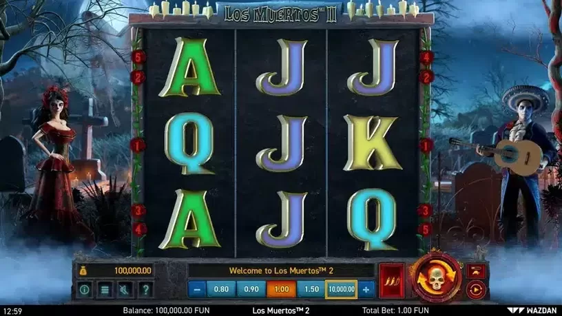 Los Muertos™ II slot screenshot 1