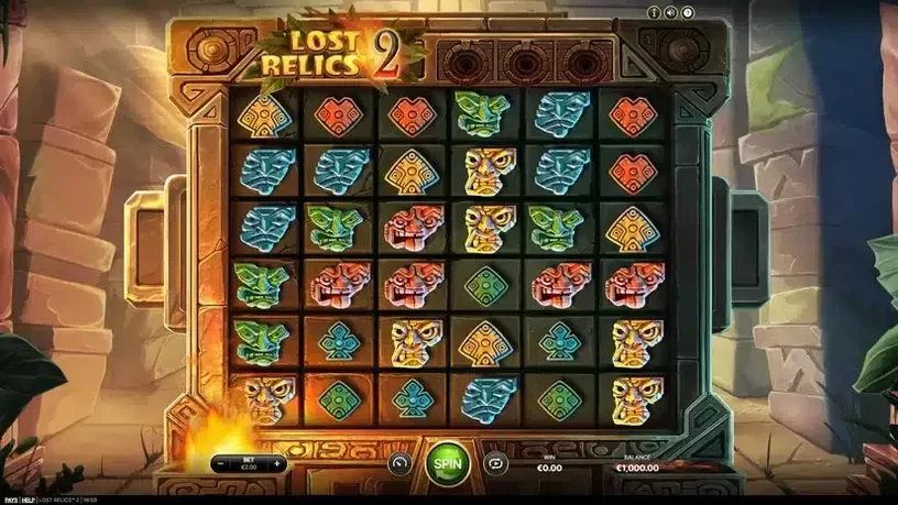 Lost Relics 2 slot screenshot 1