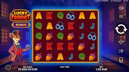 Lucky Ferret slot screenshot 1