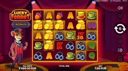 Lucky Ferret slot screenshot 4