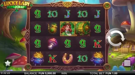 Lucky Lady Leprechaun slot screenshot 1