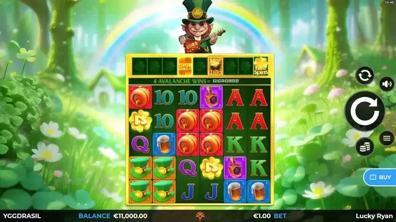 Lucky Ryan Gigablox slot screenshot 1