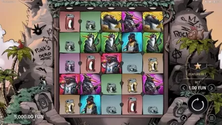 Punk Penguin slot screenshot 1