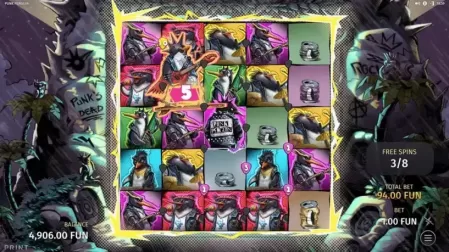 Punk Penguin slot screenshot 4