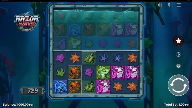 Razor Ways slot screenshot 1