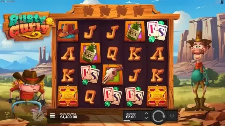 Rusty & Curly slot screenshot 2
