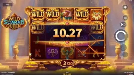 Wild Scarab Queen slot screenshot 5