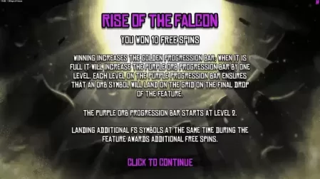 Wings of Horus slot screenshot 3
