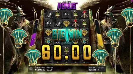 Wings of Horus slot screenshot 5