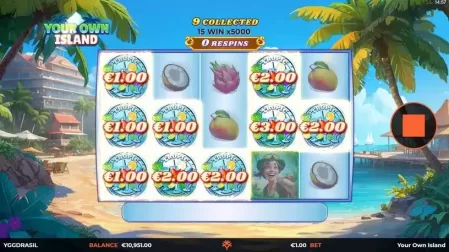 Your Own Island slot screenshot 4