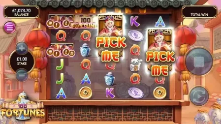 100 Fortunes slot screenshot 2