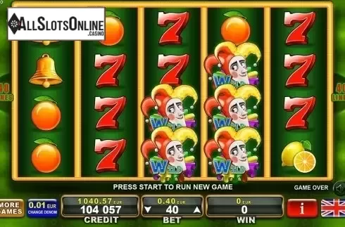 Reel Screen. 40 Joker Reels from EGT