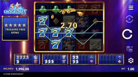 5 Star Knockout slot screenshot 2