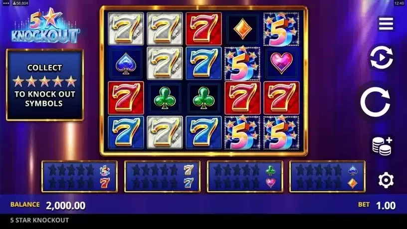 5 Star Knockout slot screenshot 1