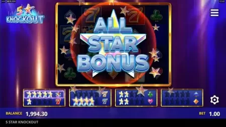 5 Star Knockout slot screenshot 3