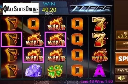 Game workflow 2. 777 Fire from PlayStar