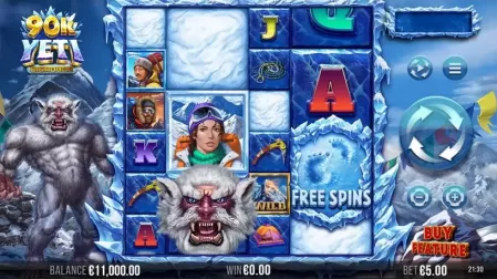 90K Yeti Gigablox slot screenshot 1