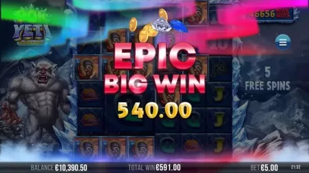 90K Yeti Gigablox slot screenshot 7