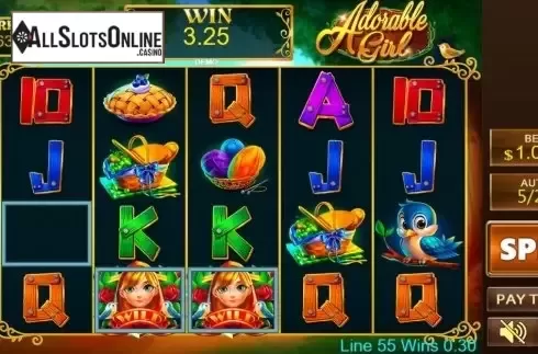 Wild Win. Adorable Girl from PlayStar