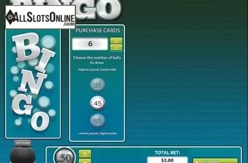 Reel screen. American BINGO from Rival Gaming