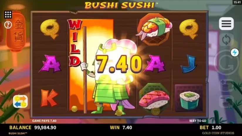 Bushi Sushi slot screenshot 3