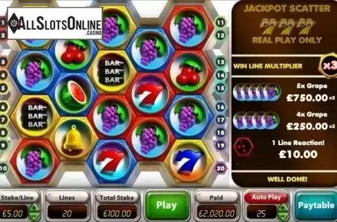 Screen6. Cashdrop from OpenBet