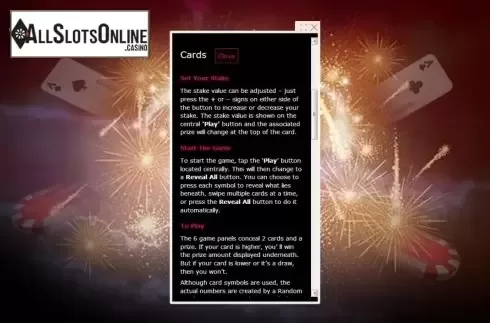 Paytable 2. Casino from gamevy