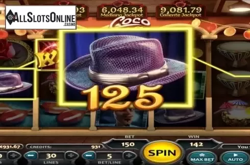 Win Screen. Coco Bongo from Nucleus Gaming