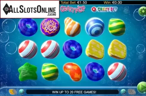Screen 1. Crazy Pop from GamesLab