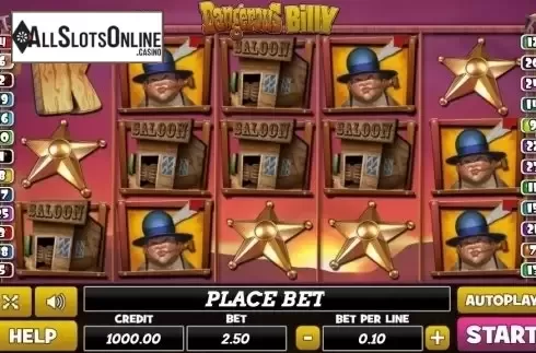 Reel Screen. Dangerous Billy from PlayPearls