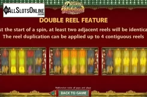 Paytable 3. Double Happiness (SimplePlay) from SimplePlay