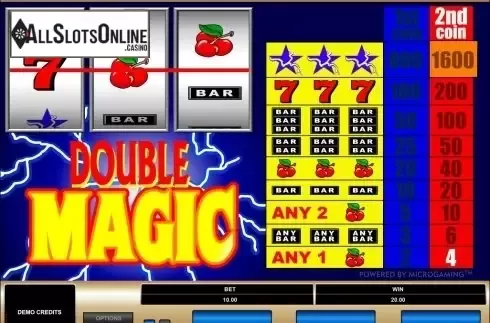 Screen3. Double Magic from Microgaming