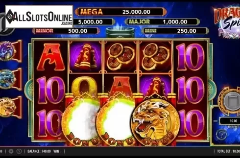 Win Screen 2. Dragon Spin Pick n Mix from Barcrest