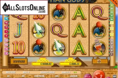 Screen2. Egyptian Gods (Portomaso Gaming) from Portomaso Gaming