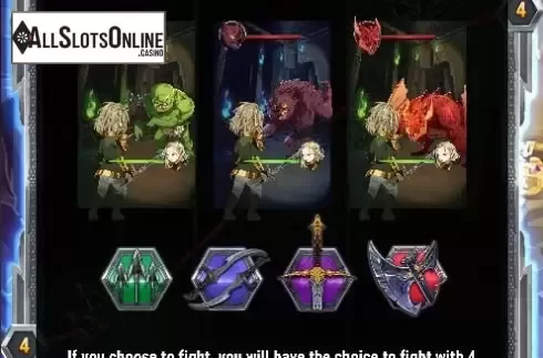 Battle mode screen