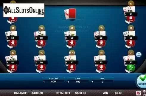 Game Screen 2. Fast Blackjack from Red Rake