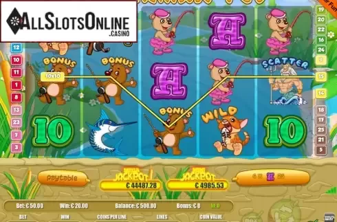 Screen3. Fisherman ted from Portomaso Gaming