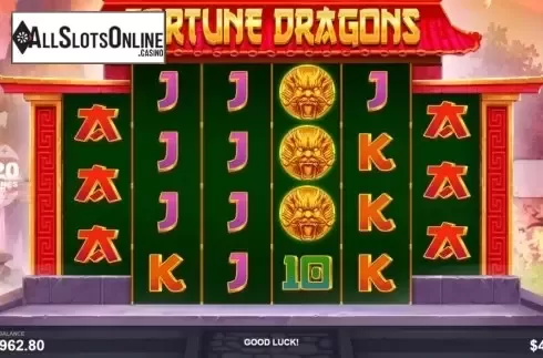 Reel Screen 1. Fortune Dragons (Pariplay) from Pariplay