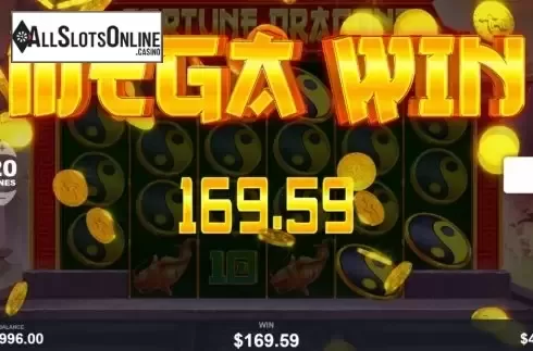 Mega Win. Fortune Dragons (Pariplay) from Pariplay