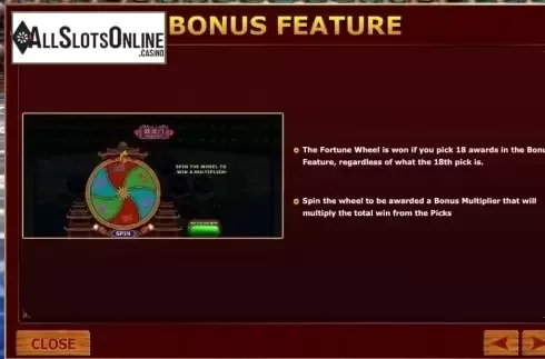 Paytable 4. Fortune Jump from Playtech