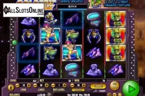 Wild Win screen. Galactic Cash (Habanero) from Habanero