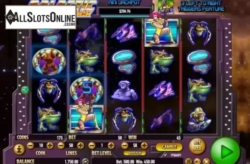 Win screen. Galactic Cash (Habanero) from Habanero