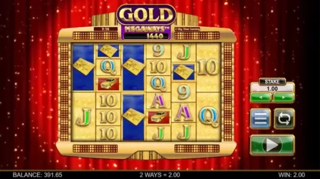 Gold Megaways slot screenshot 1