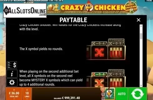 Game Rules 2. Golden Egg of Crazy Chicken CCS from Gamomat