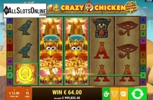 Win Screen 1. Golden Egg of Crazy Chicken CCS from Gamomat