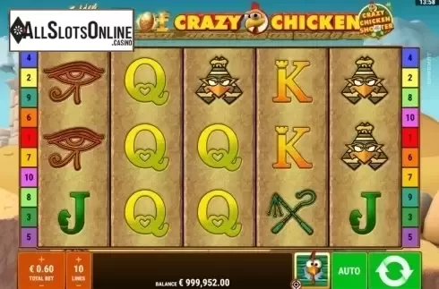 Reel Screen. Golden Egg of Crazy Chicken CCS from Gamomat