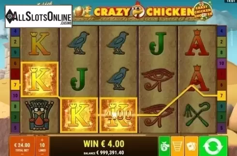 Win Screen 2. Golden Egg of Crazy Chicken CCS from Gamomat