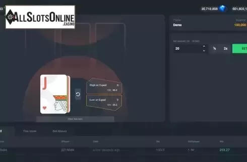Game screen