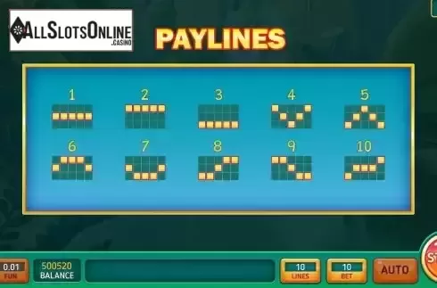 PayLines screen